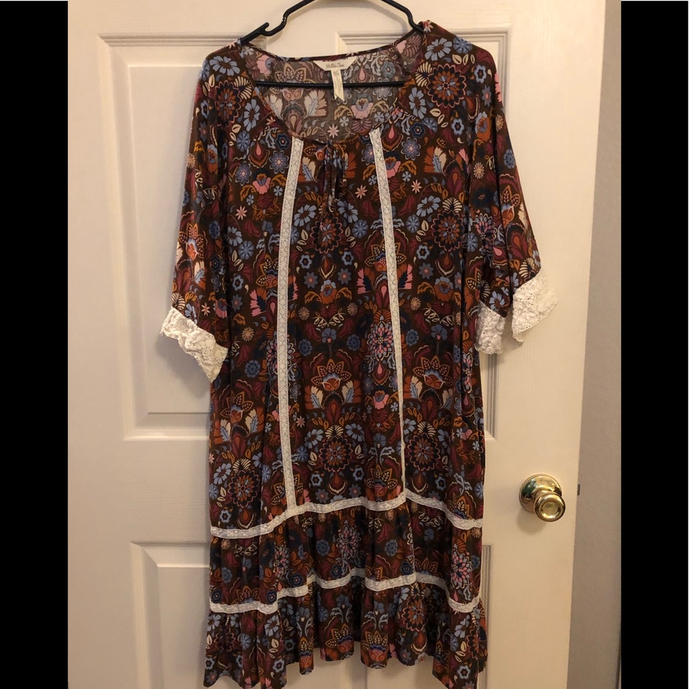 Matilda Jane brown boho dress